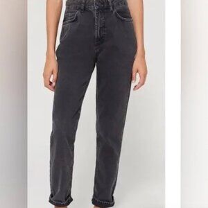Black BDG Stretch High Rise Mom Jeans